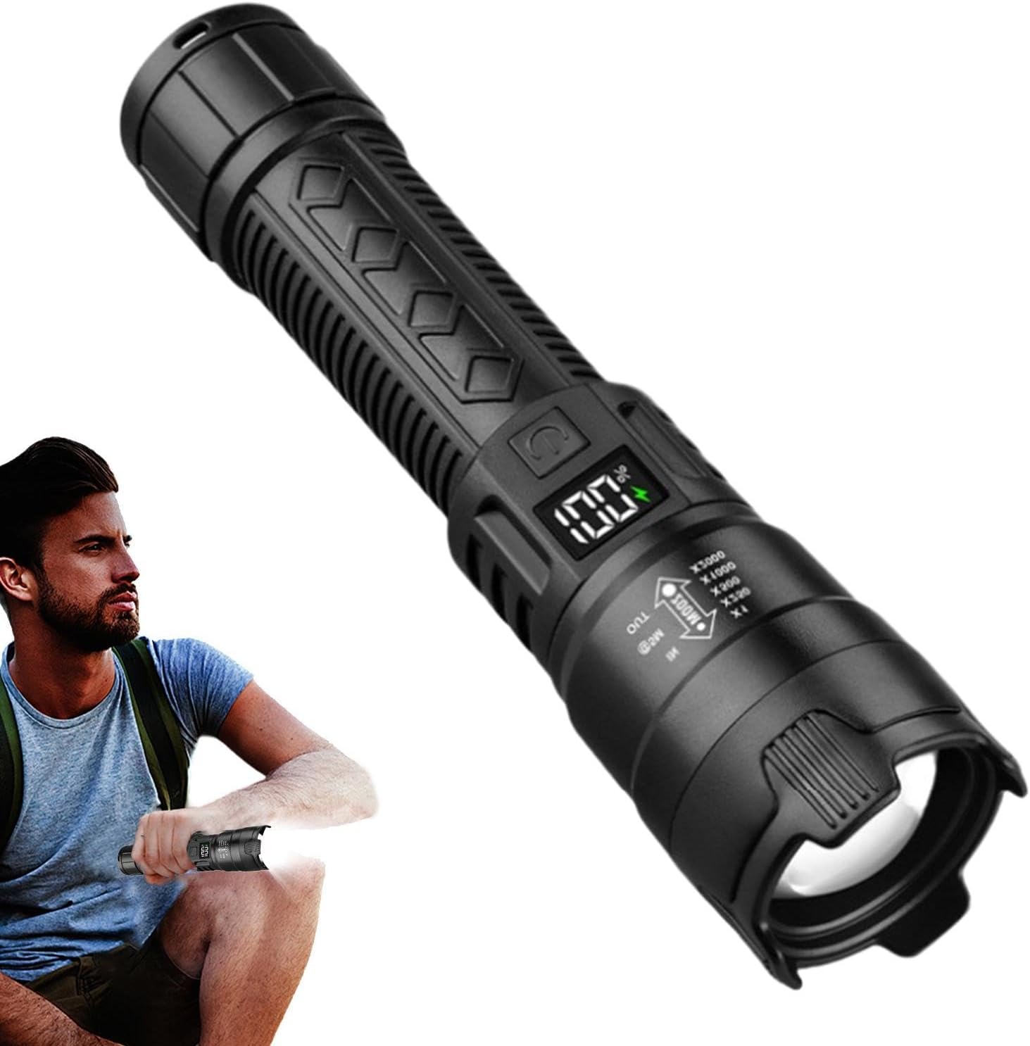 Taktik LED El Feneri 2000LM US - Outdoor Adventure Trips incelemesi ve fiyatı