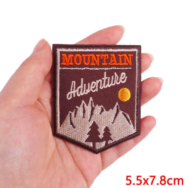 Dağ kamp macera işlemeli yama  - Outdoor Adventure Outfit incelemesi ve fiyatı