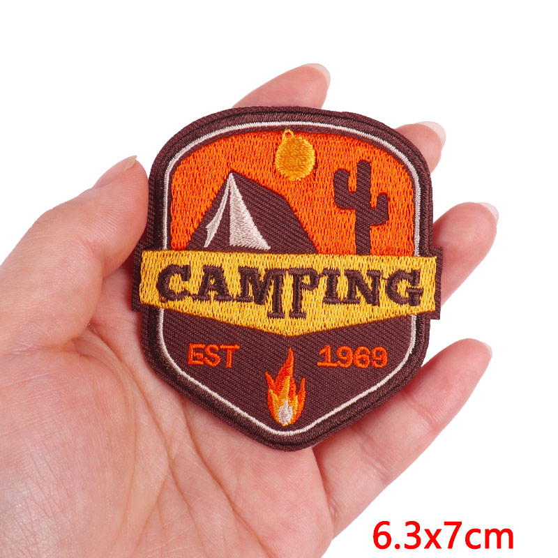 Dağ kamp macera işlemeli yama  - Outdoor Adventure Outfit incelemesi ve fiyatı