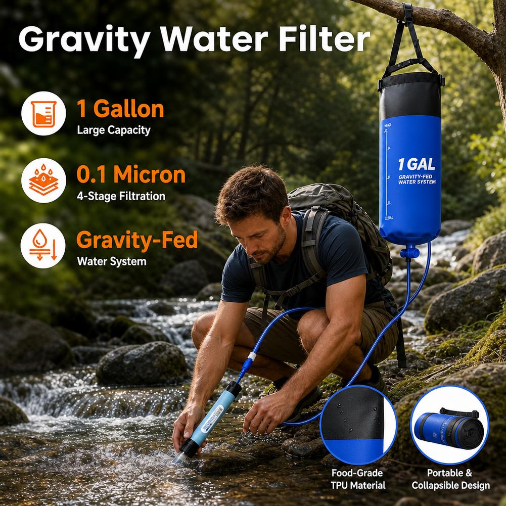1 Galon Kapasiteli, Yerçekimiy - Outdoor Adventure Backpack incelemesi ve fiyatı